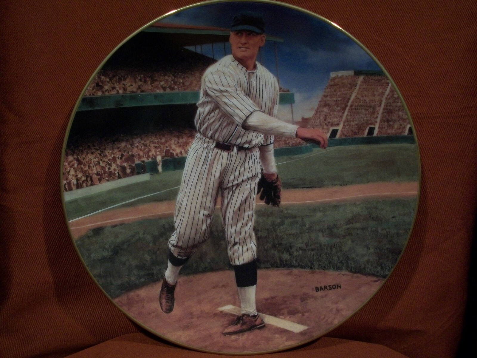 Bradford exchange Baseball Plates   Walter Johnson