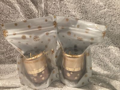 2 Belle Beauty EASY PEASY Lemon Squeezy Matte Mineral Powder Foundation Deep