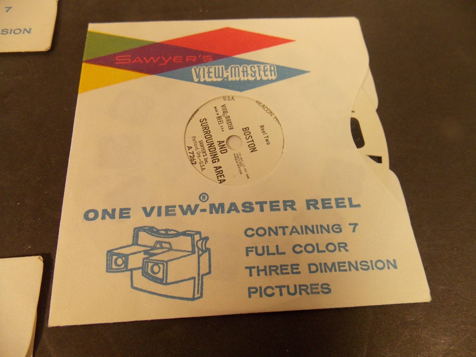 View-Master A726, Boston, MA, 3 Reel Set