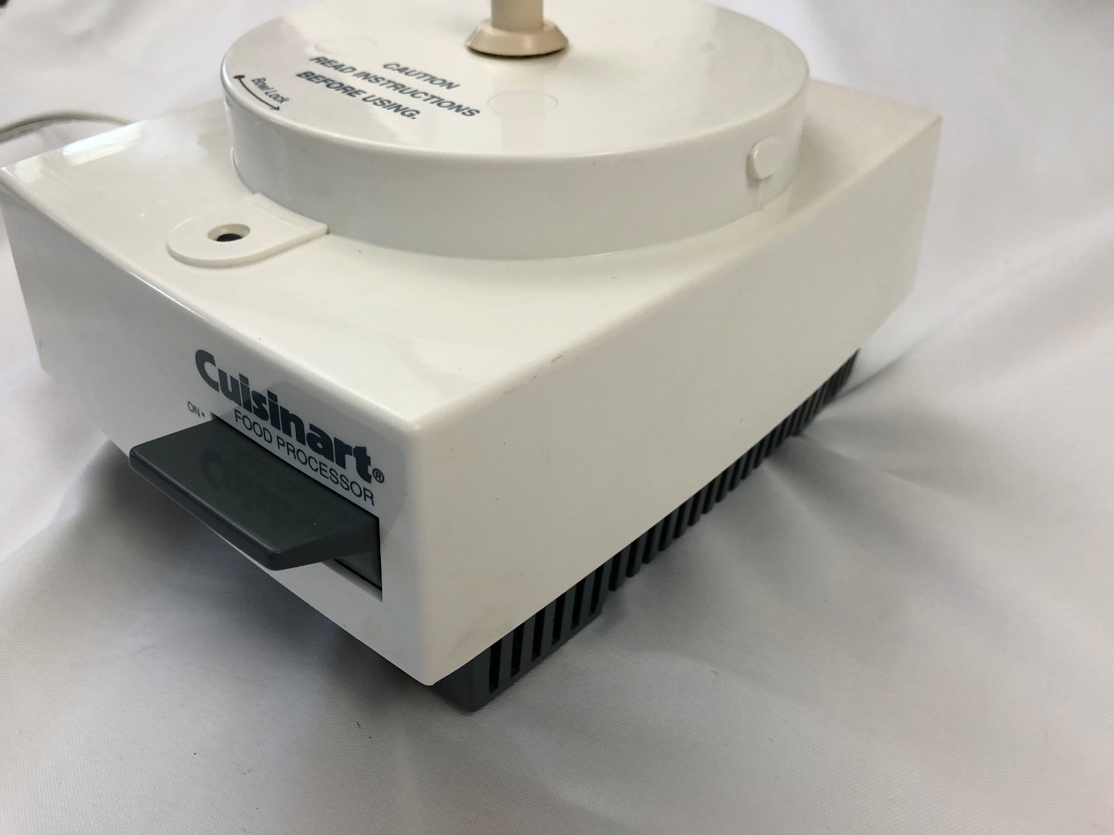 Cuisinart Food Processor Base DLC 5 TX 25 Motor Base Only White Replacement Part