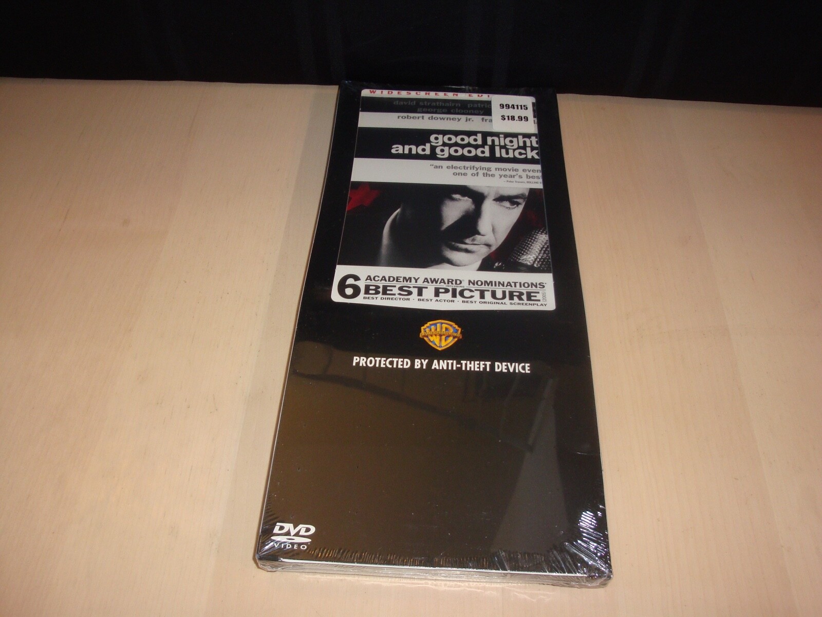 New Good Night and Good Luck DVD Longbox WB Movies