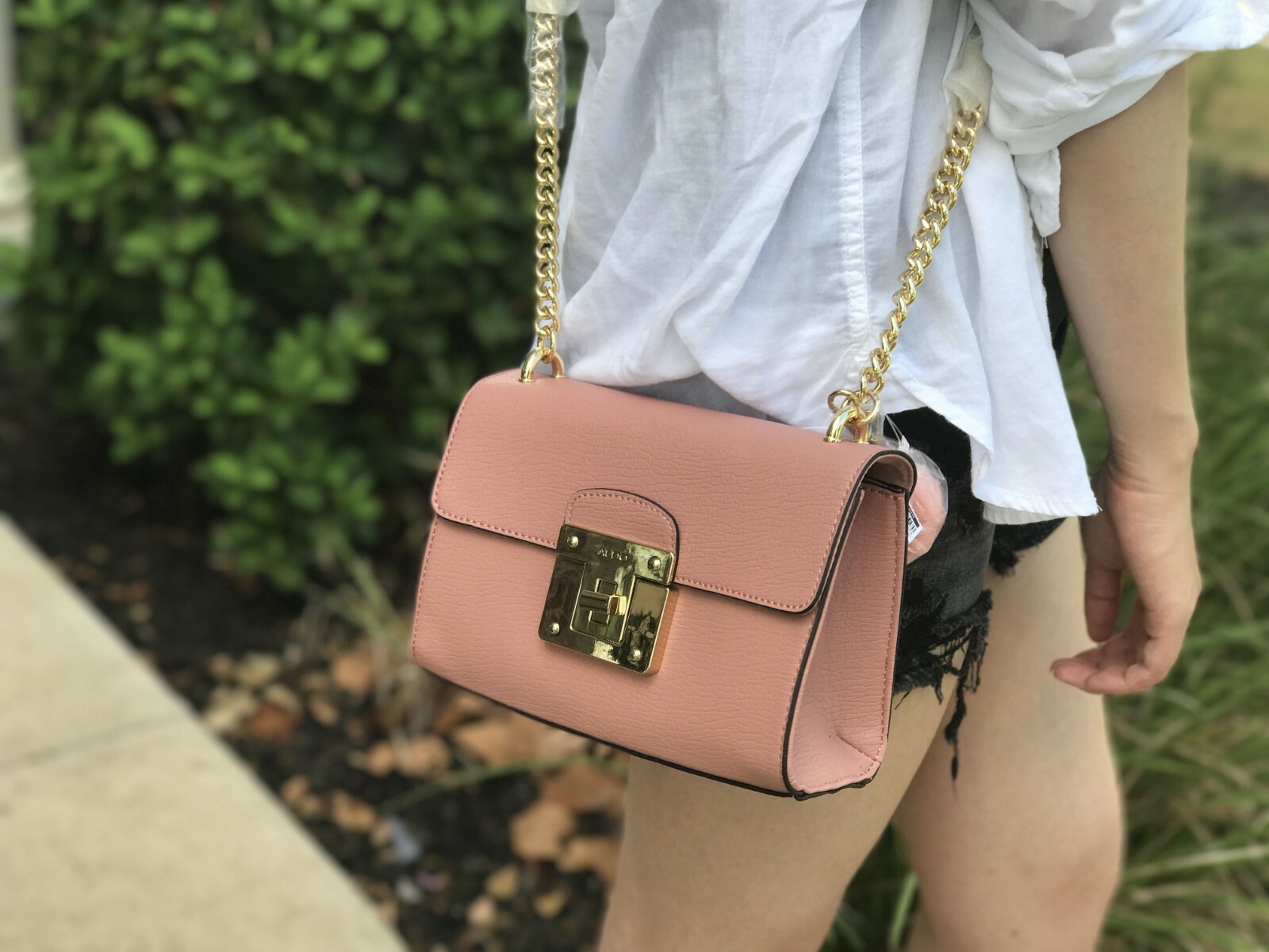 NWT ALDO Chirade bag in soft pebbled pink | eBay
