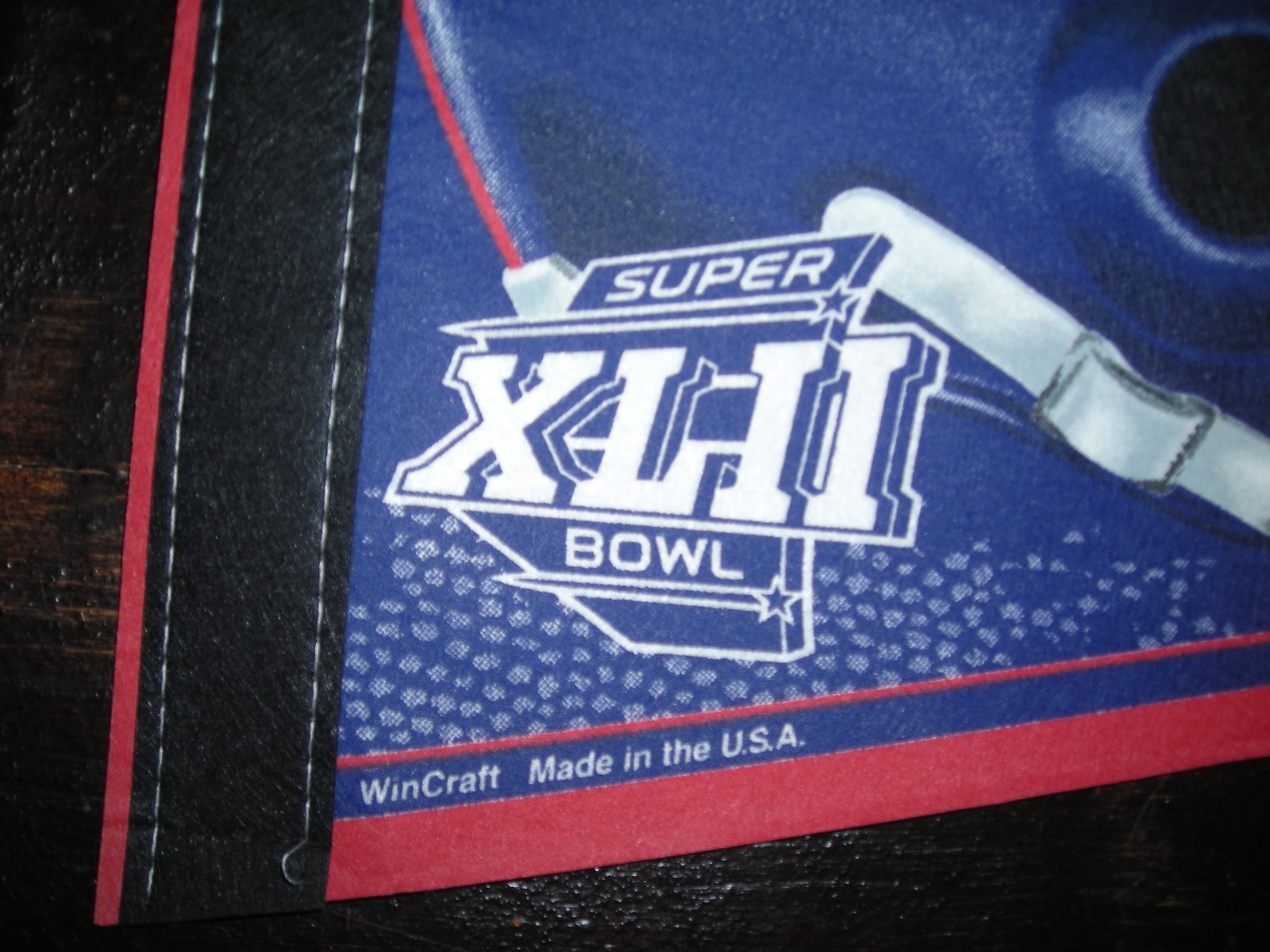 NFL, Super Bowl XLII, 2007 NFC Champion, New York Giants, pennant, excellent con