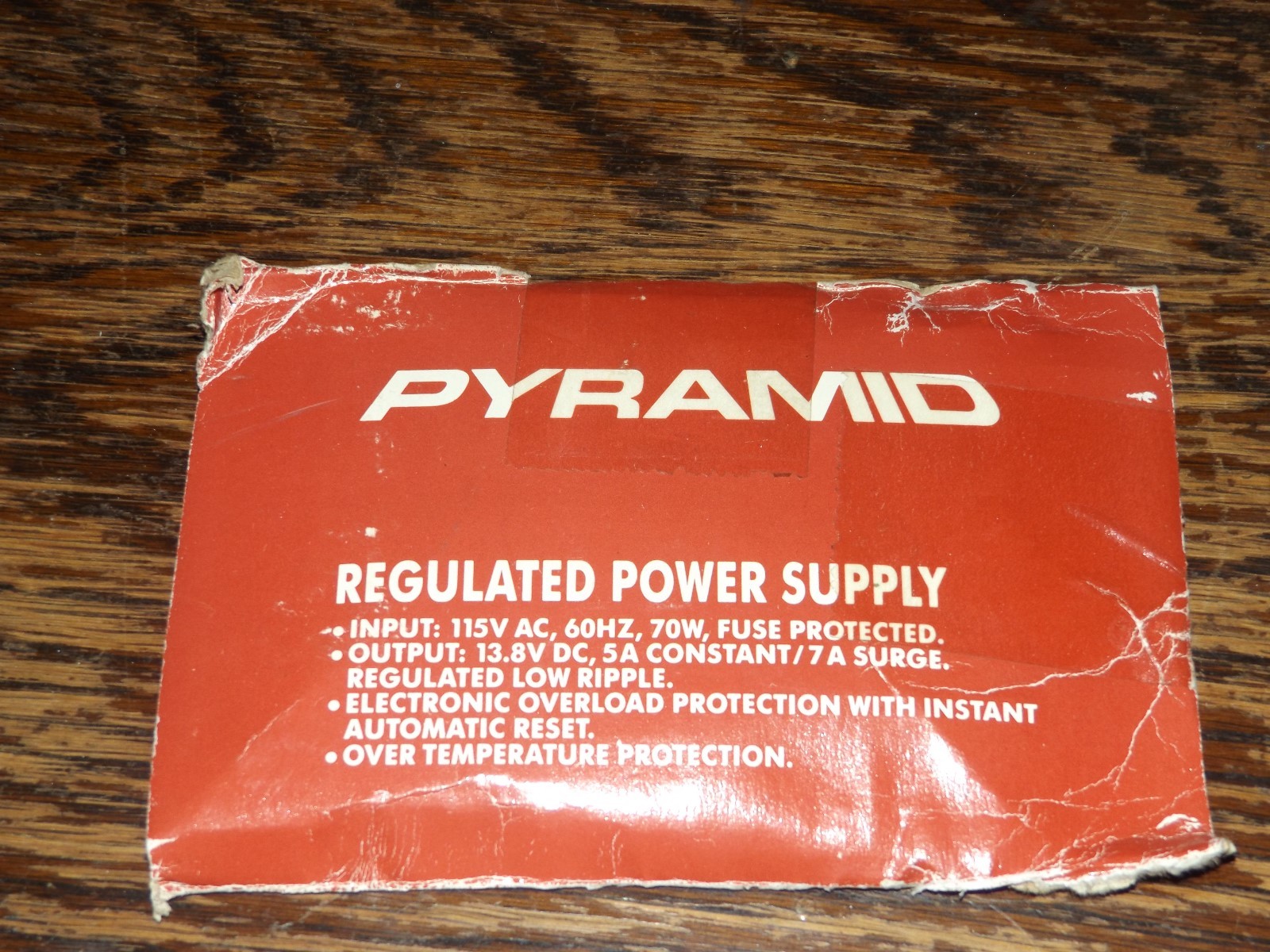 Pyramid Gold Series Regulated Power Supply Model PS-7K