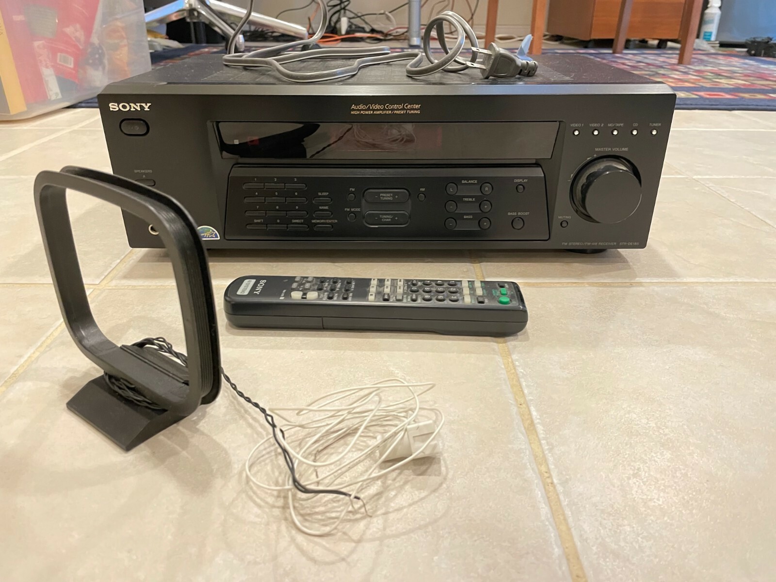 Sony STR DE185 2 Channel 100 Watt Audio / Video ReceiverのeBay公認海外通販｜セカイモン