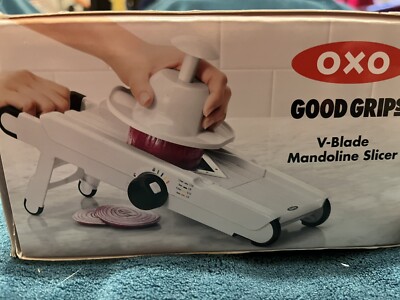 New In Box OXO Good Grips V-Blade Mandoline Slicer White 1155700V3