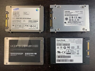 120 128GB SSD SATA III 2.5'' 7mm Solid State Drive MIXED BRAND APPLE LAPTOP zz`-