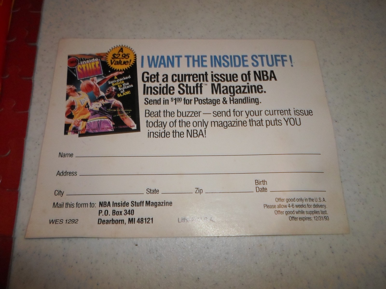 Complete! Power Slam Dunk 200 PC NBA Basketball Puzzle Karl Malone Patrick Ewing