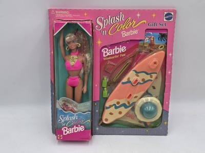 Barbie Splash n Color - Windsurfing Fun Gift Set - #16169 - 1996