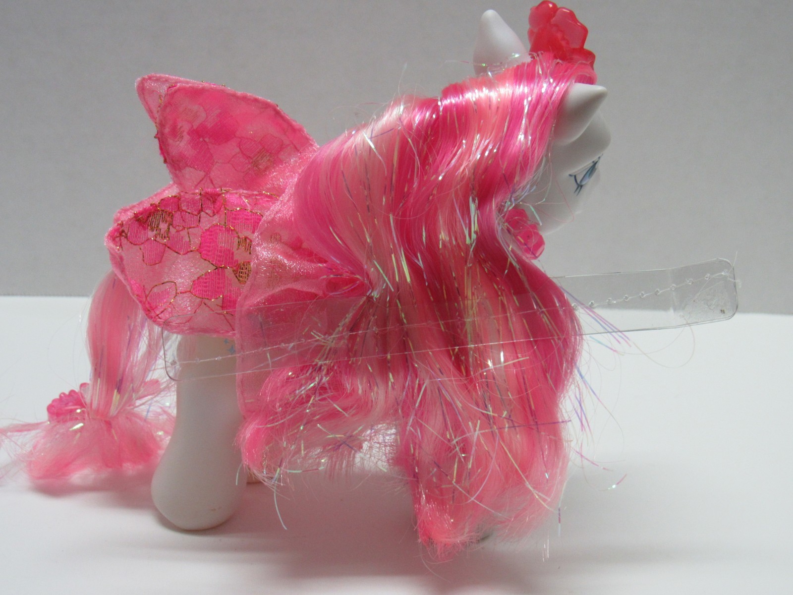 MY LITTLE PONY 2006 G3 FLOWER PETAL PRINCESS SHIMMER SHINE ACCESSORIES LIGHTS UP