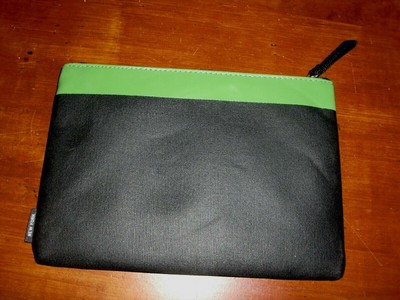 NWOT~JACK SPADE~ TOILETRY~AMENITY BAG FOR QANTAS~TRAVEL ZIP-UP BAG~LOGO~9