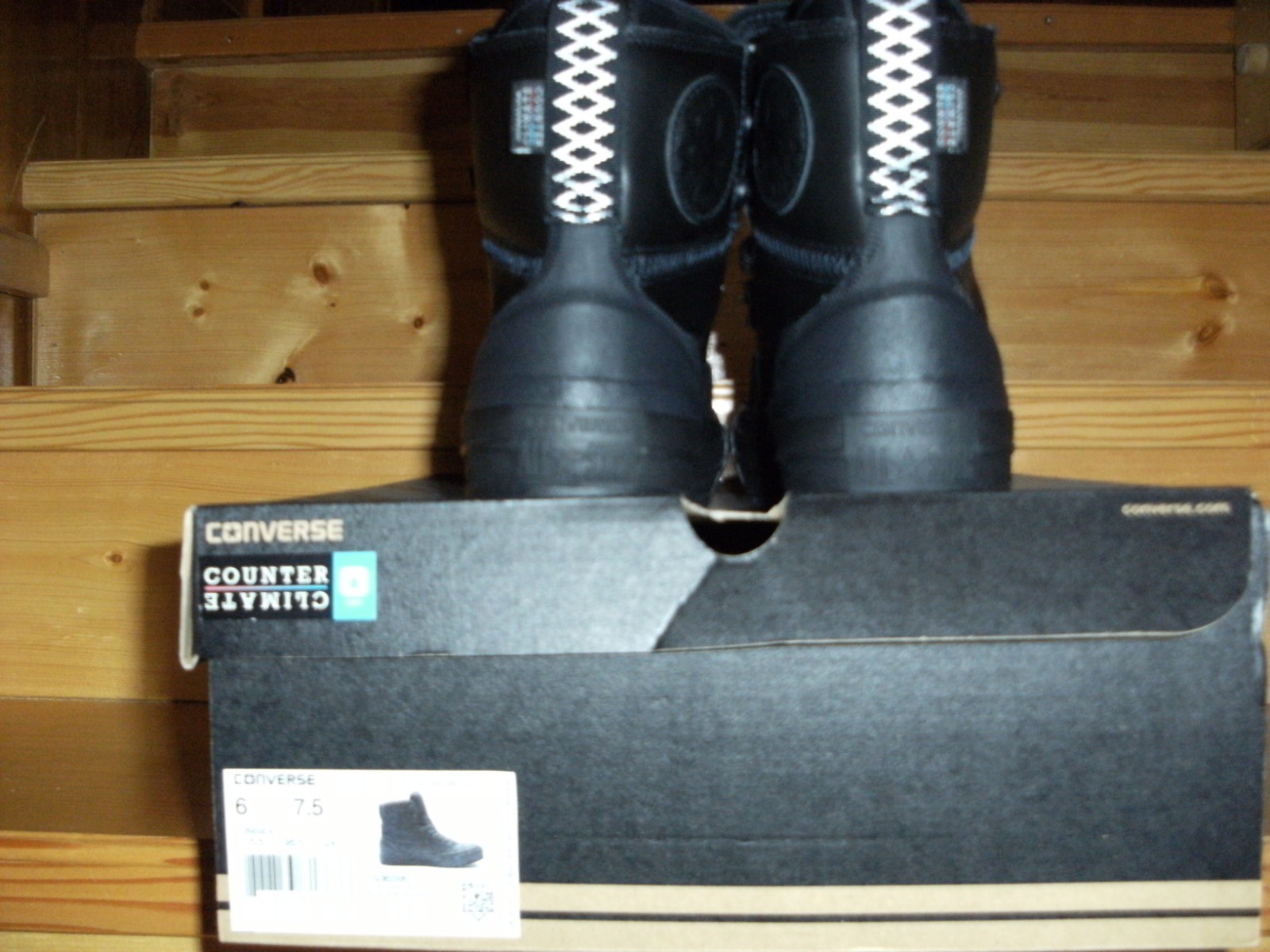 Converse All Star Counter Climate Tekoa Boot High Top Black Men 6 Women 7.5