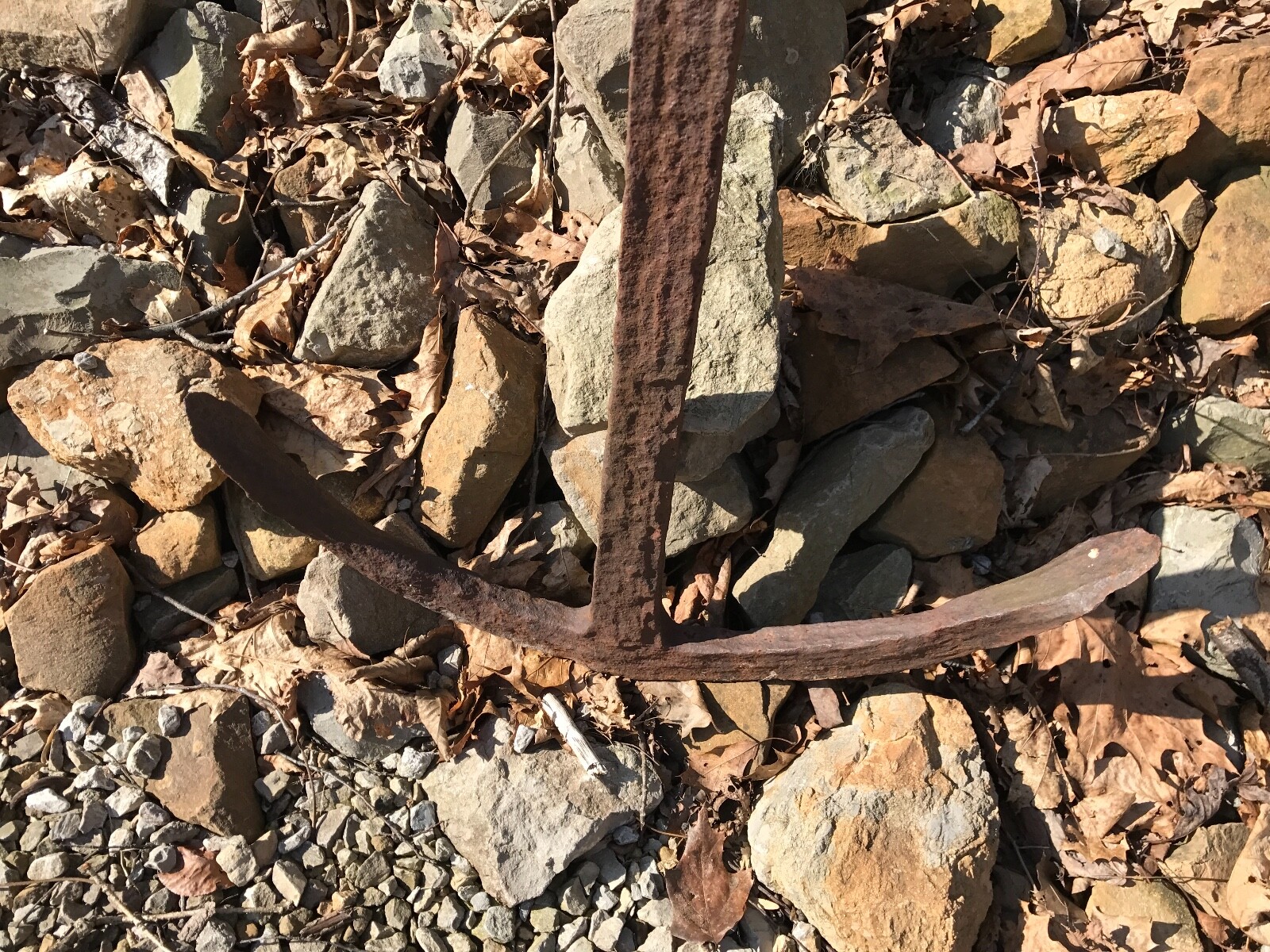 Antique Cast Iron Ship Anchor 73'' River Boat Ohio Hand Wrought Architectural