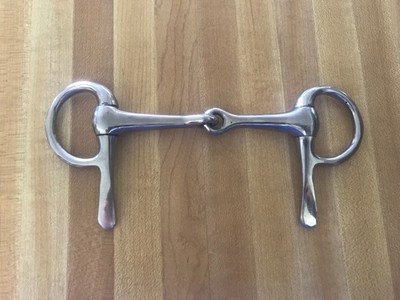 Half Cheek Snaffle Driving Bit 4