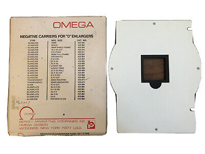 Omega Negative Carrier For “D” Type Enlarger 423-371 35mm Mounted