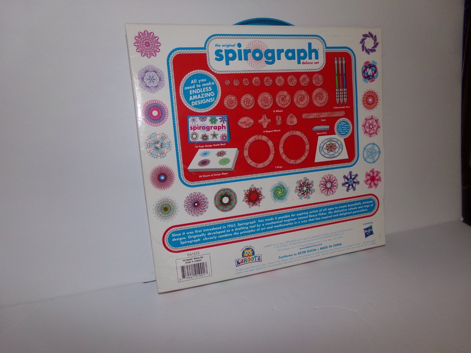 Original Spirograph Deluxe Set with Storage Case VGUC