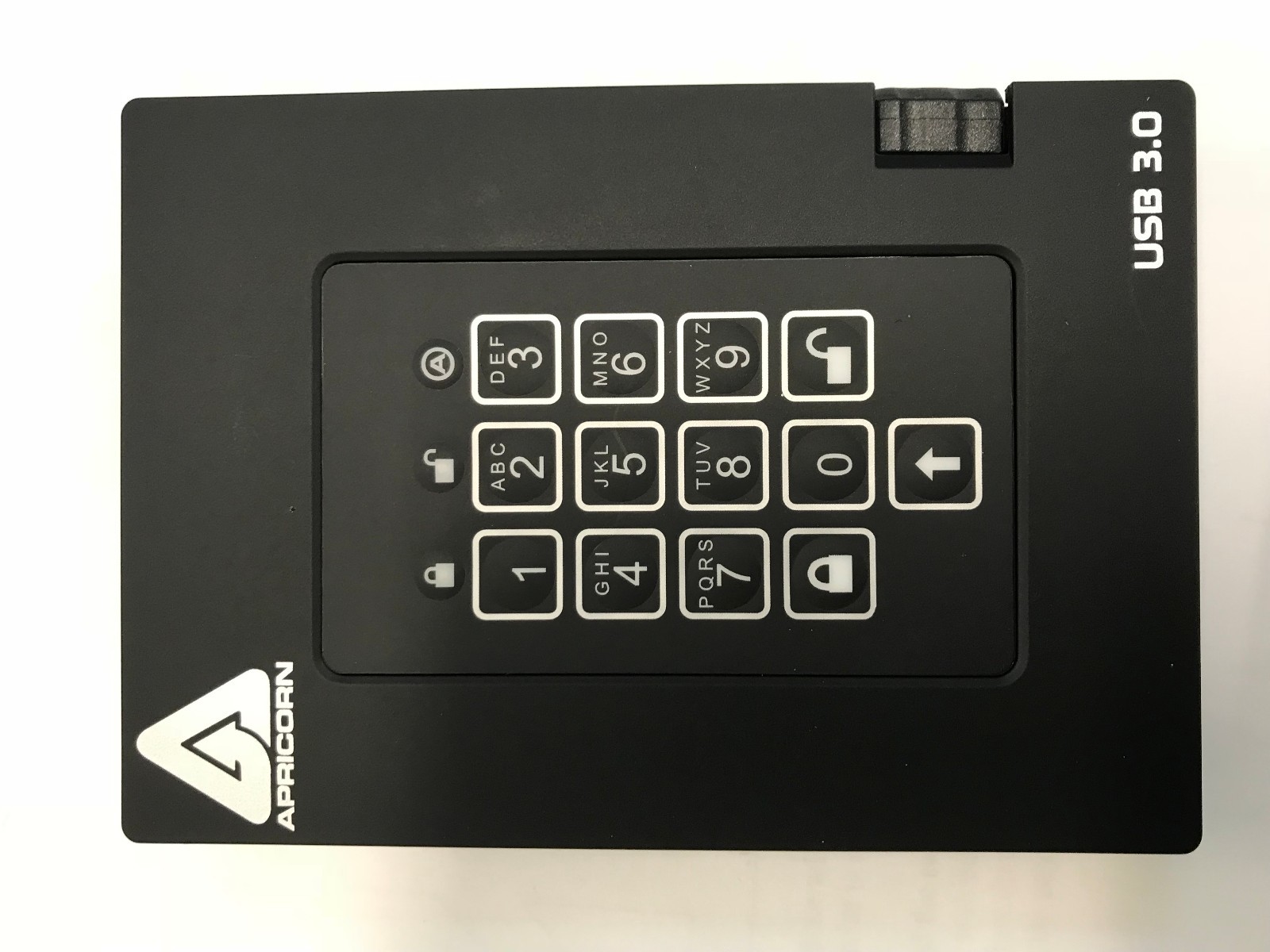 Apricorn Aegis Padlock Fortress 4TB Encrypted USB 3.0 Solid State Drive with PIN