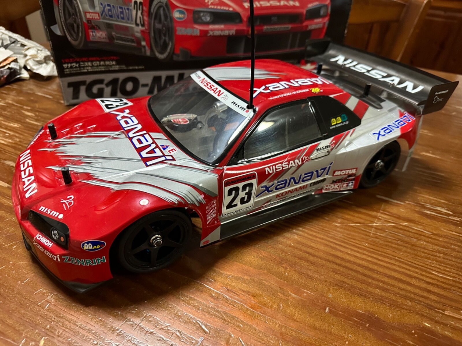 Tamiyas' Xanavi Nismo GTR R34, 1/10 Scale Nitro Touring car Tamiyas' Xanavi Nismo GTR R34, 1/10 Scale Nitro Touring car
