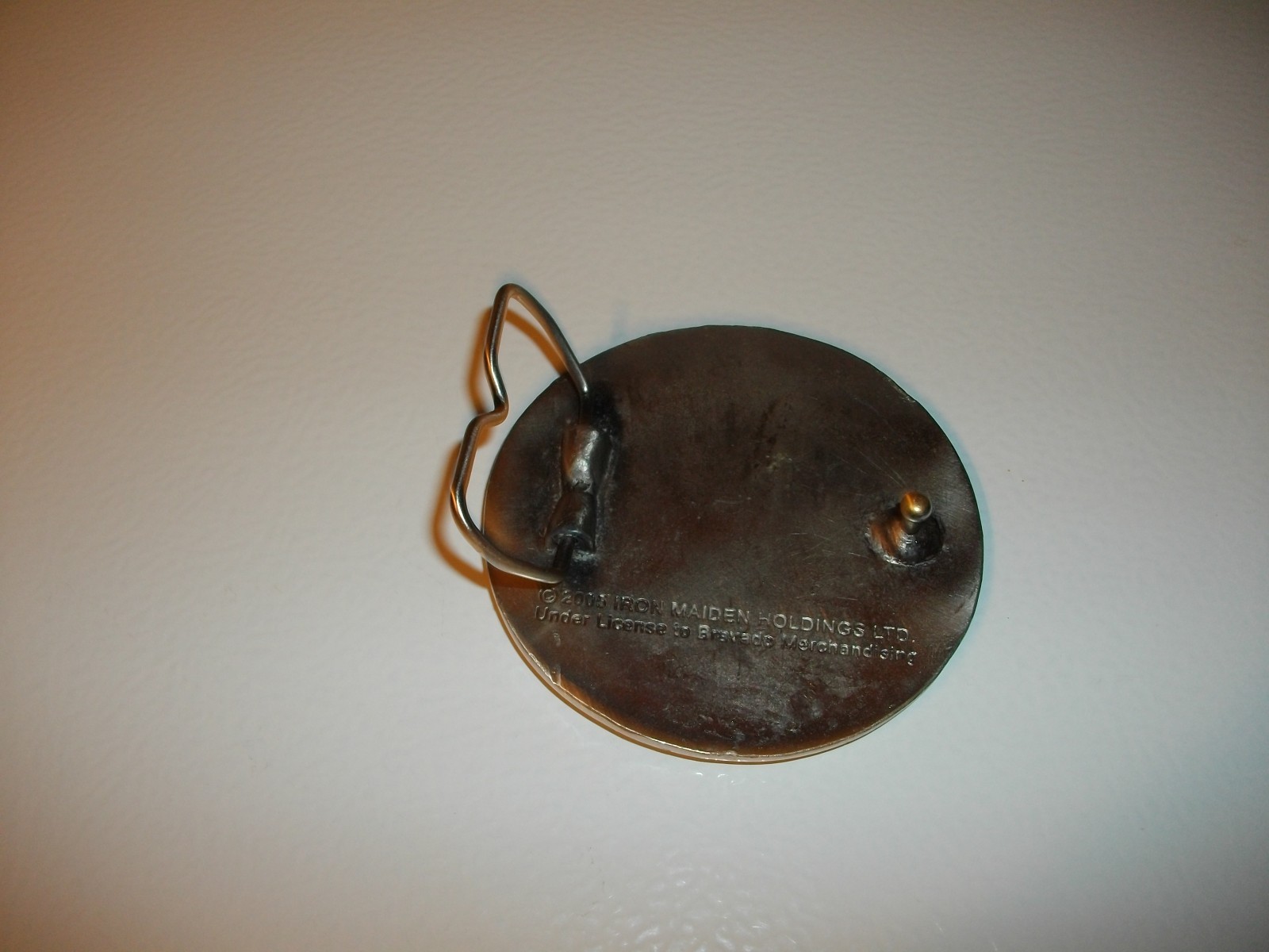 IRON MAIDEN BELT BUCKLE 2005 L@@K!!!!!!!!!