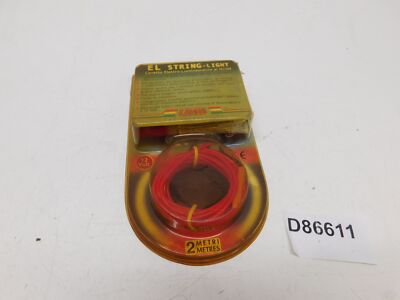 Cable Elettro-Luminiscente Red Electroluminescent Cable 2M 7032.3