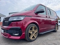  Volkswagen Transporter Highline DSG 199BHP. 6 Seats. 20" Alloys. Tailgate. 