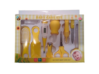 YELLOW Baby First 10 Piece Hygiene Kit