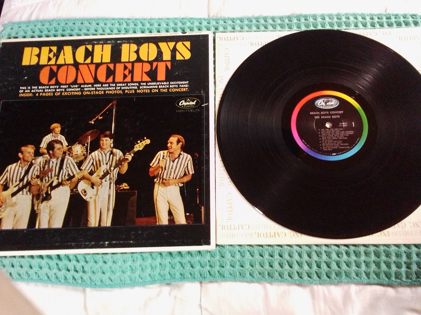 Beach Boys / Beach Boys Concert UK盤LP The Beach Boys Beach Boys Concert Ep UK 7