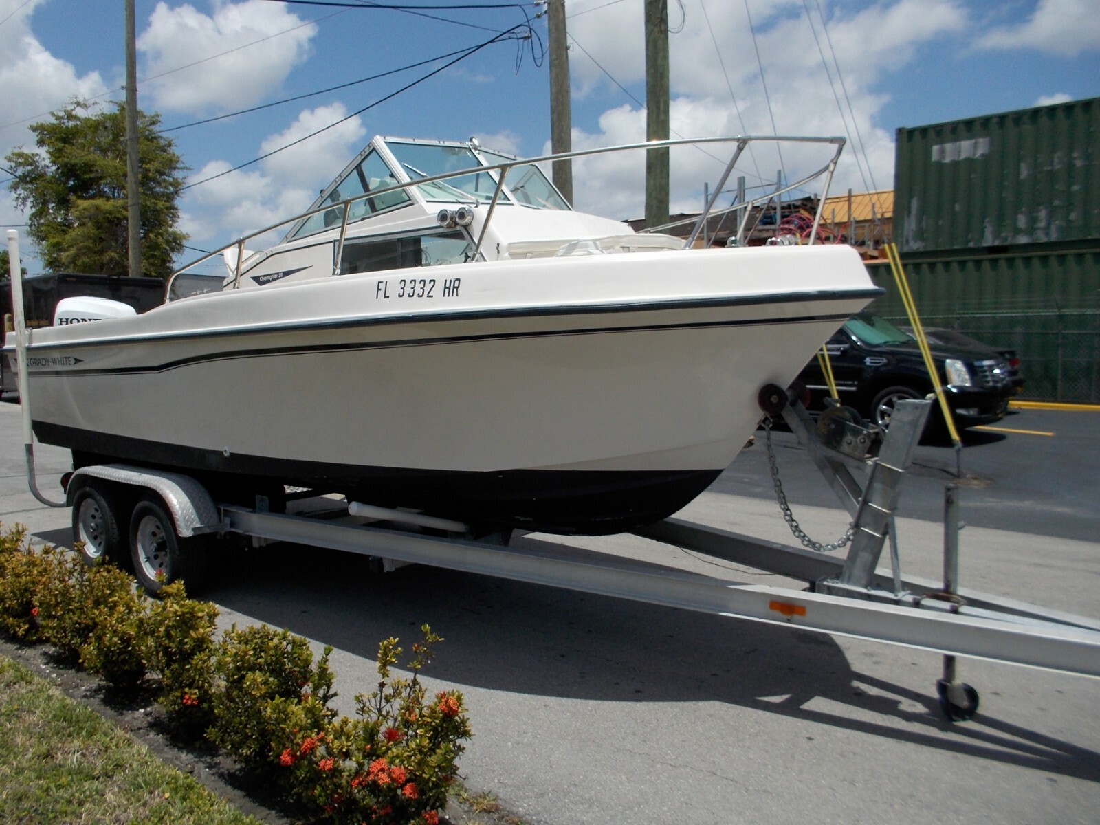 1988/ 2016 Grady White 20' Overnighter with 2016 Honda 200 and Aluminum Trailer