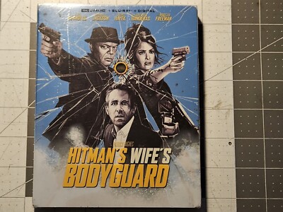 Hitman's Wife's Bodyguard - Steelbook (4K UHD, Blu-ray, Digital 2020) New Sealed
