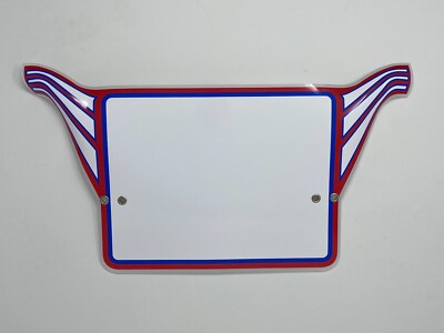 Wizard-Style BMX Number Plates