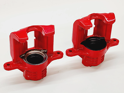 1997-2013 Chevy Corvette C5 C6 Red Powdercoated Rear Brake Calipers OEM GM