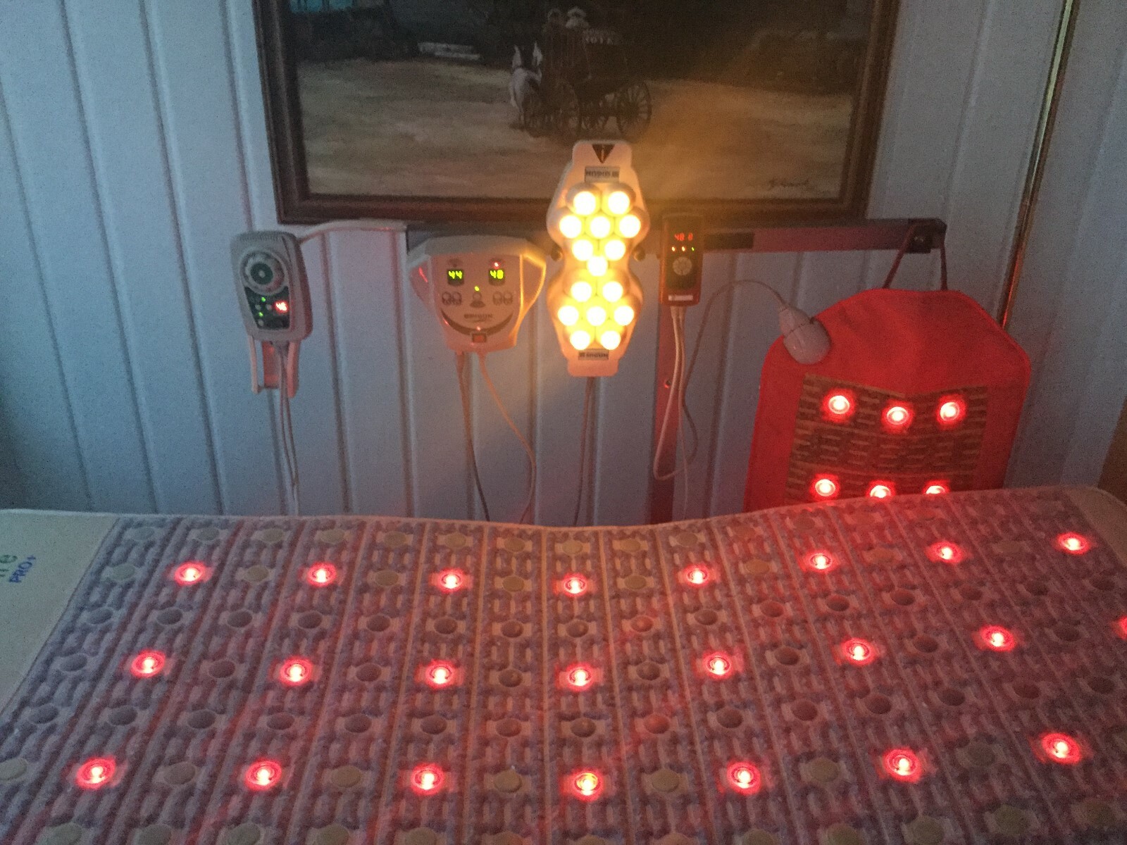 Healthy Line-PEMF-Photon Massage Table Mat-Migun hy-777 far infrared projector