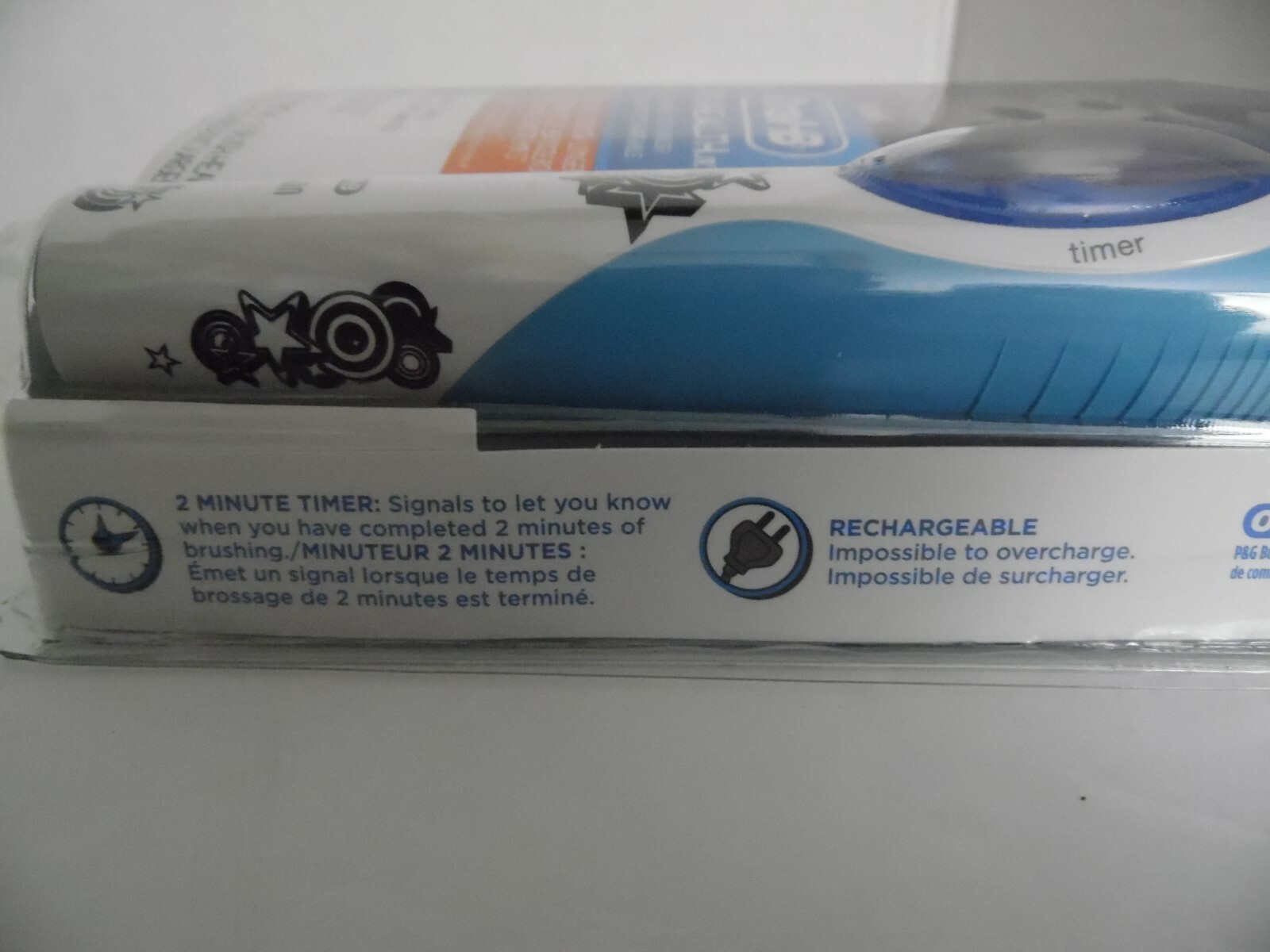 Oral-B Pro-Health Jr DISNEY FROZEN Rechargeable Toothbrush Soft Magic Timer NEW