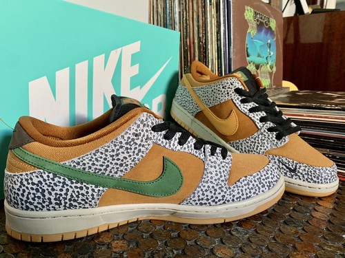 靴 NIKE SB dunk low safari 28 Nike SB Dunk Low Olympic Safari FZ1233-002 Release Info