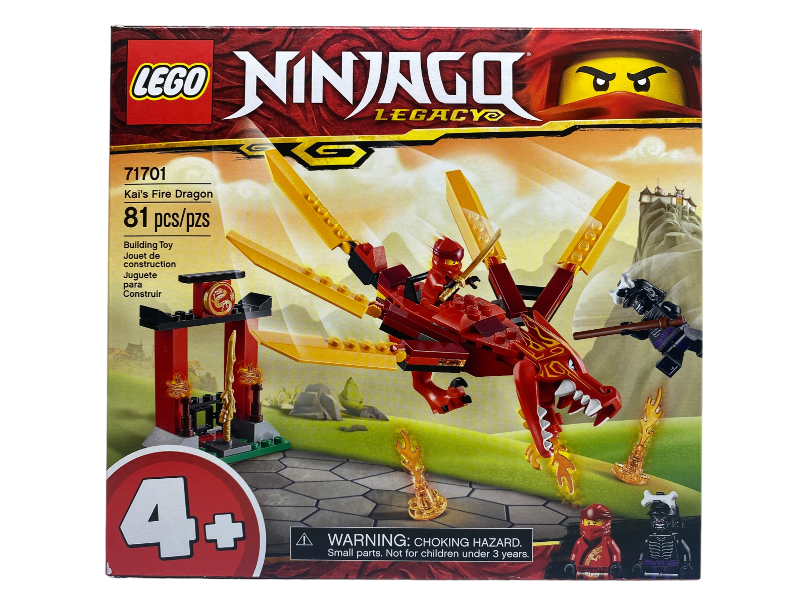 エル LEGO NINJAGO: Kai's Fire Dragon 71701 | New | Sealed | See