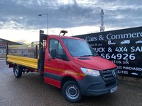 2020 Mercedes-Benz Sprinter 314 CDI 2.1 143 LWB L3H2 DROPSIDE PICK UP TAIL LIFT 
