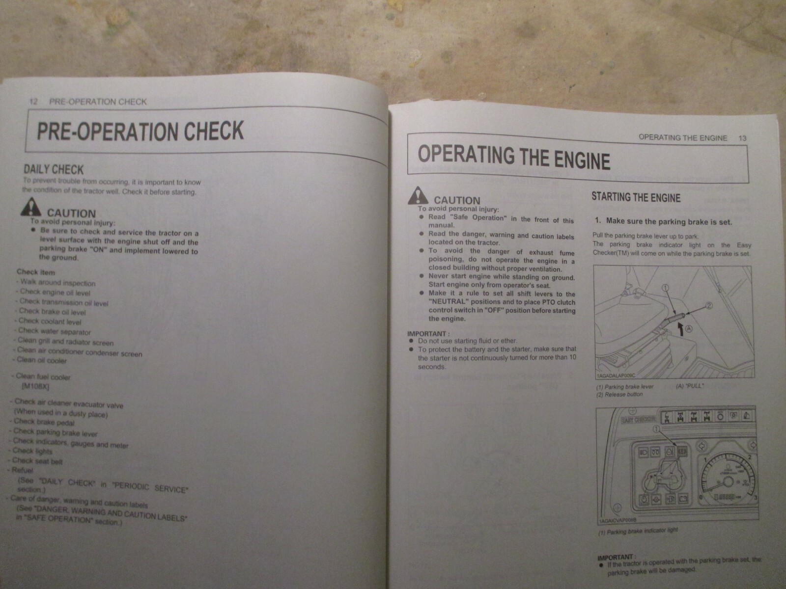 Kubota M95X M108X M125X Operators Manual 3P105-99714