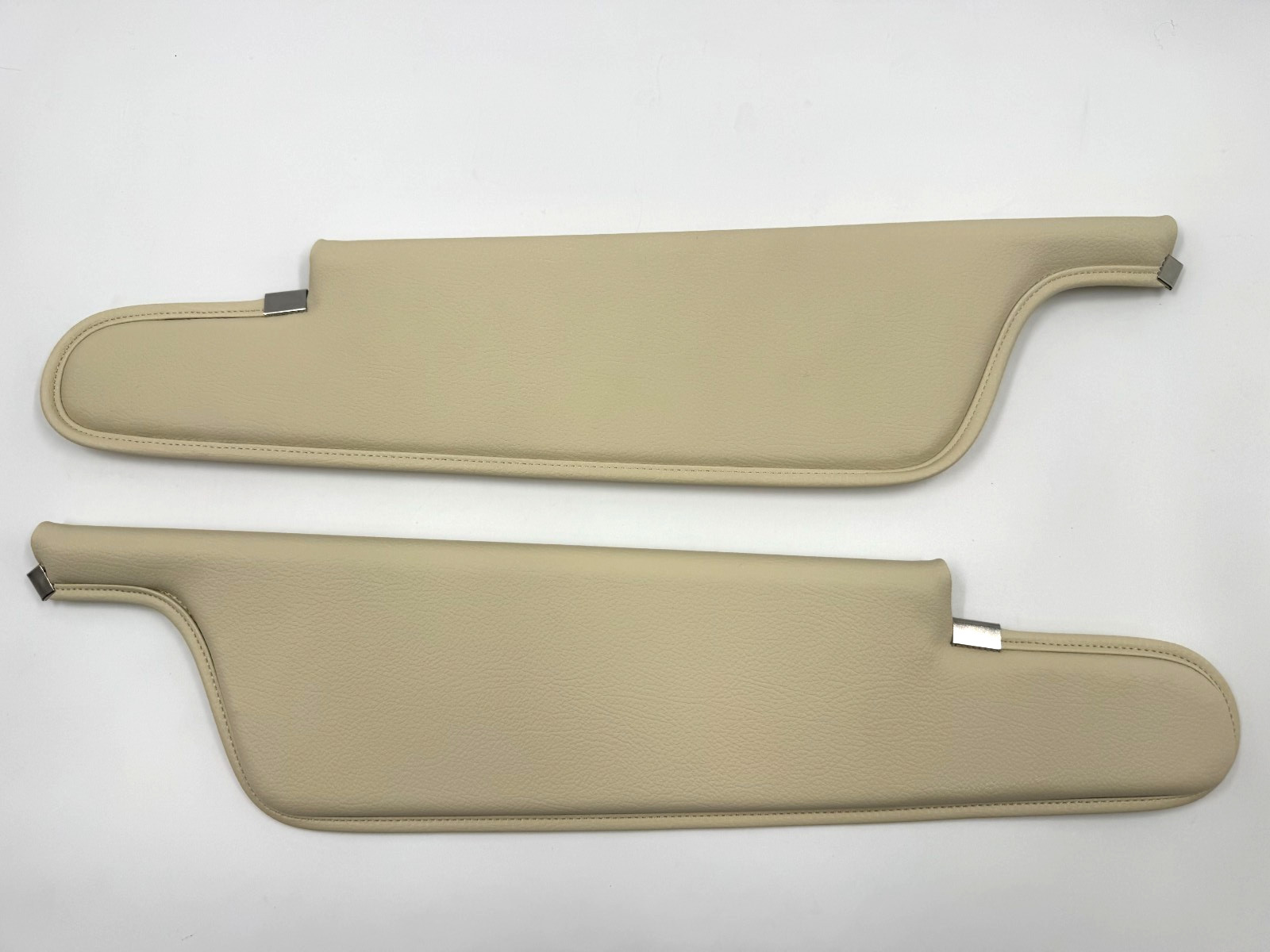 Cream Sunvisor Set for 1970-1971 E-Body Plymouth Cuda Barracuda Convertible