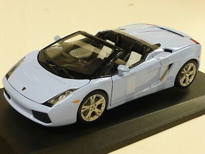 Lamborghini Gallardo Lp560-4 Spider 2004 Light Blue Maisto 1:18 MI31136BL Model