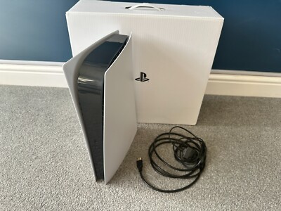 Sony PlayStation 5 PS5 Digital Edition Console with Cables - FAST DELIVERY