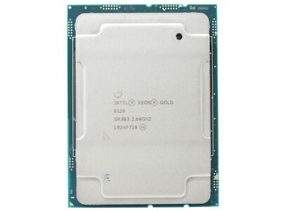 SR3B3 Intel Xeon Gold 6126 12 Core 2.6GHz 19.25MB CPU Processor 