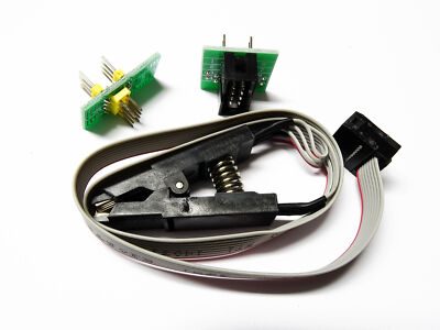 SOIC8 SOP8 IC Test Clip Programmer Adapter Board Cable EEPROM BIOS TL866