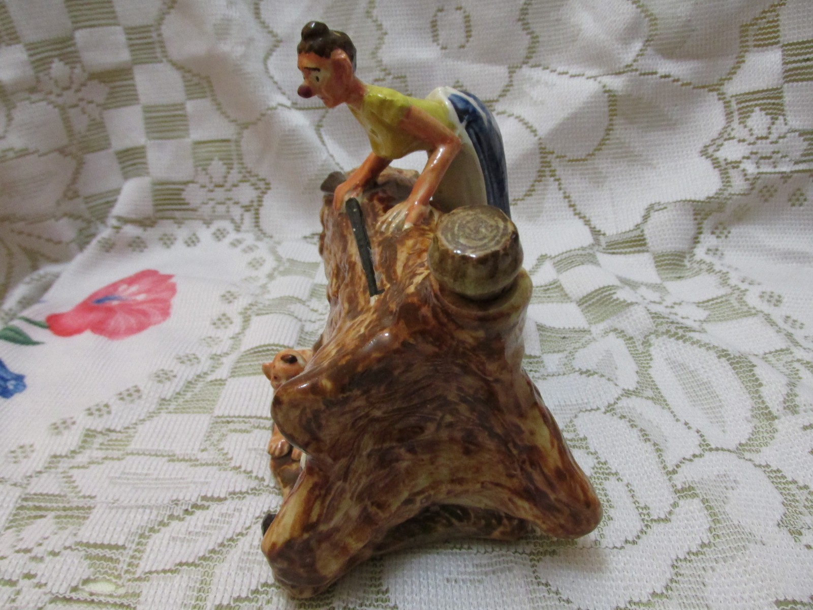 Vintage Blue Ridge Mt. Boys Paul Webb 1946 Cologne Decanter Bottle