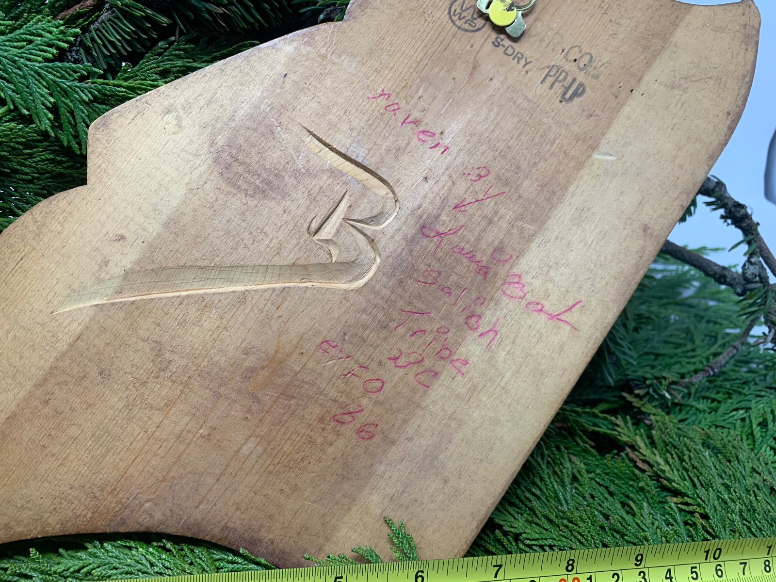 Vintage signed Pacific Northwest Coast Native Art - 