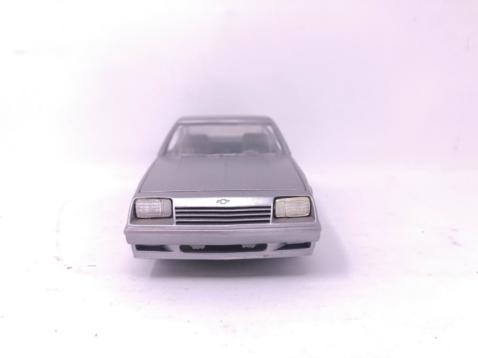 1983 Silver Chevy Cavalier Type 10 Dealer Plastic Promo Car 1/25 Scale Model