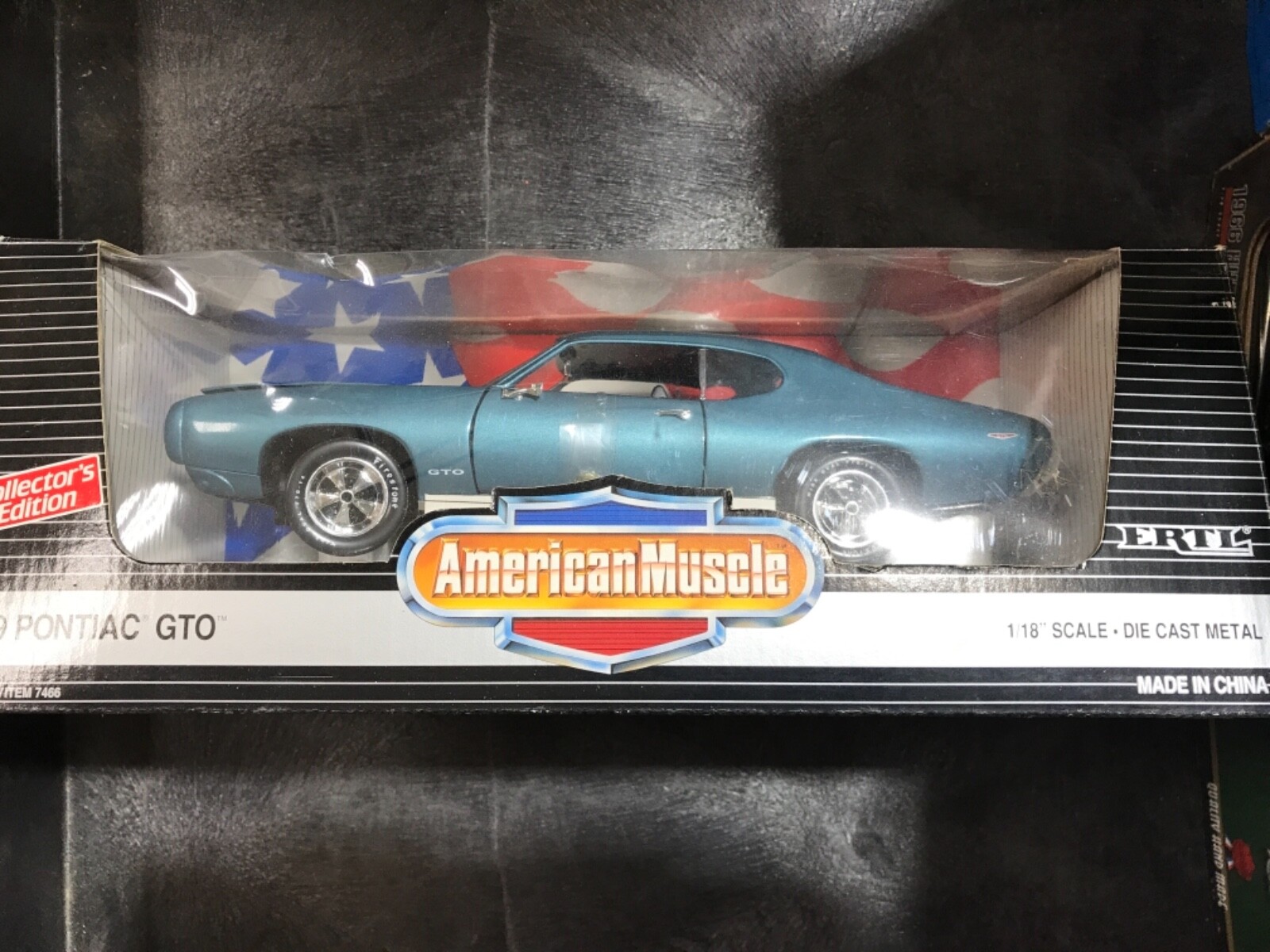 ERTL 1/18 1969 Pontiac GTO Blue American Muscle | eBay