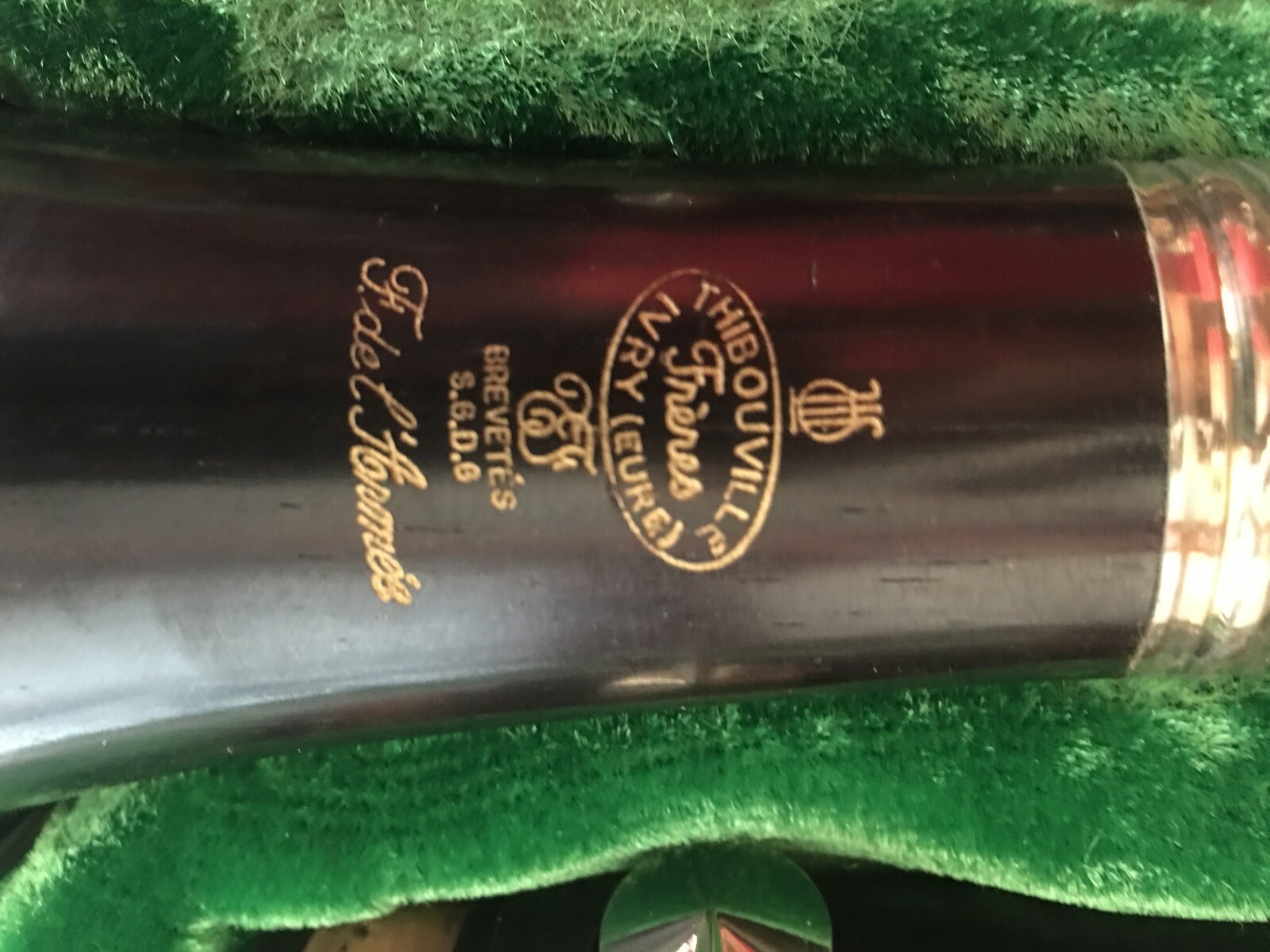 Thibouville Freres Ivry (Euree) Brevetes Concert Clarinet