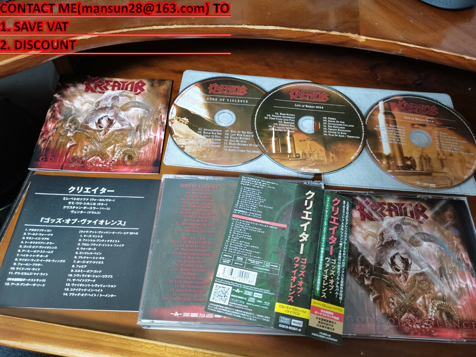その他 Gods of Violence [Blu-ray] [Import] lok26k6 Kreator / Gods Of Violence JAPAN+1 2CD+BLU RAY GQCS-90267/9