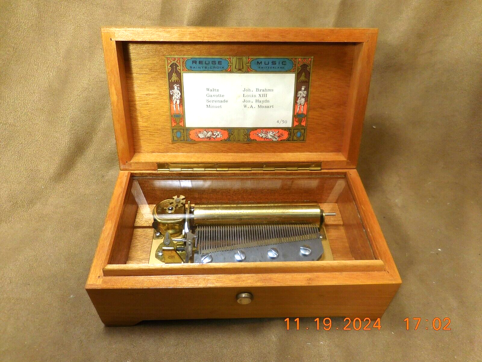 REUGE 50弁 ヴィンテージ4曲 REUGE 50弁 ヴィンテージ4曲 VINTAGE