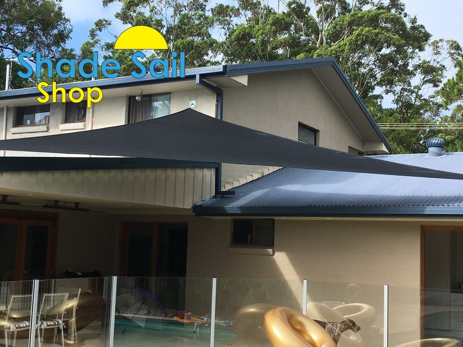 Right Angle Triangle Shade Sails SAND BLACK GREY 95% UV 280GSM SUPER STRONG